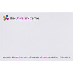 Mémo-autocollants Sticky-Mate® 150x100mmCouleur:Blanc