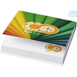 Post-its Sticky-Mate® avec couverture souple 75 x 75mmCouleur:Blanc