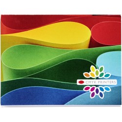 Post-its Sticky-Mate® avec couverture souple A7 100 x 75mmCouleur:Blanc