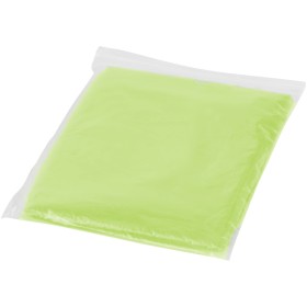 Poncho jetable pour la pluie avec pochette de rangement ZivaCouleur:Citron vert