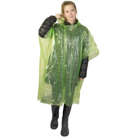 Poncho jetable pour la pluie avec pochette de rangement ZivaCouleur:Citron vert