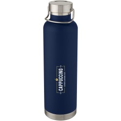 Bouteille de sport Thor de 1 L avec isolation par le vide et couche de cuivreCouleur:Bleu foncé