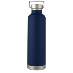 Bouteille de sport Thor de 1 L avec isolation par le vide et couche de cuivreCouleur:Bleu foncé