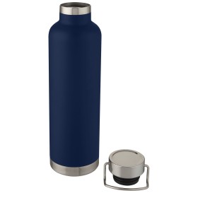 Bouteille de sport Thor de 1 L avec isolation par le vide et couche de cuivreCouleur:Bleu foncé