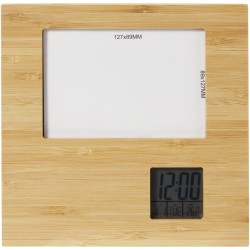 Cadre photo Sasa en bambou avec thermomètreCouleur:Naturel