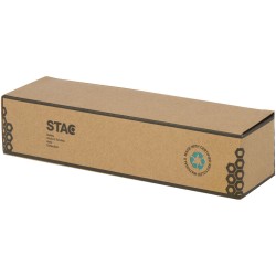 Torche en plastique recyclé avec mousqueton Kuma en bambou/RCSCouleur:Naturel