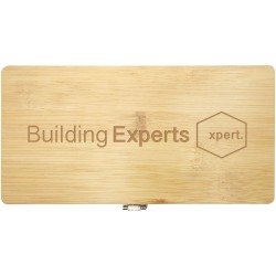 Ensemble d'outils Rivet 19 pièces en bambou/plastique recycléCouleur:Naturel