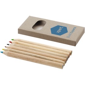 Set de 6 crayons de couleur AyolaCouleur:Naturel