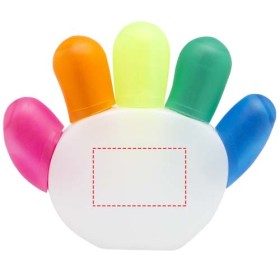 Surligneur 5 couleurs PatinaCouleur:Blanc