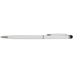 Stylo bille en aluminium Ore avec styletCouleur:Blanc