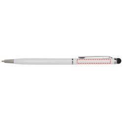Stylo bille en aluminium Ore avec styletCouleur:Blanc
