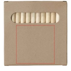 Set de coloriage Artemaa de 12 crayonsCouleur:Naturel