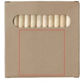 Set de coloriage Artemaa de 12 crayonsCouleur:Naturel