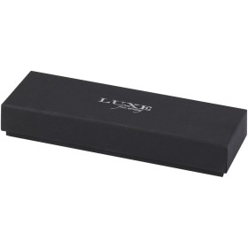 Ensemble-cadeau stylo bille et stylo roller Lucetto en aluminium recycléCouleur:Argent