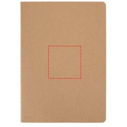 Carnet A5 en kraft avec pages lignées SlykCouleur:Naturel