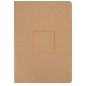 Carnet A5 en kraft avec pages lignées SlykCouleur:Naturel