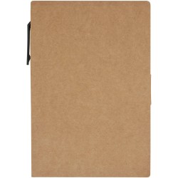 Livret à notes autocollantes Swift avec stylo bille (encre noire)Couleur:Naturel