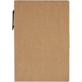 Livret à notes autocollantes Swift avec stylo bille (encre noire)Couleur:Naturel