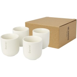 Tasse à espresso Male de 90 ml à 4 piècesCouleur:Blanc