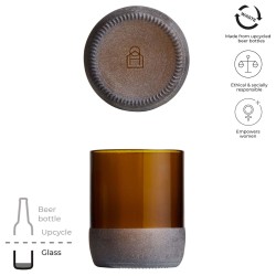 Verres à bière OriginalhomeCouleur:Marron