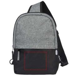Sac à bandoulière Reclaim GRS recyclé bicolore de 3,5 LCouleur:Noir / Gris
