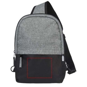 Sac à bandoulière Reclaim GRS recyclé bicolore de 3,5 LCouleur:Noir / Gris