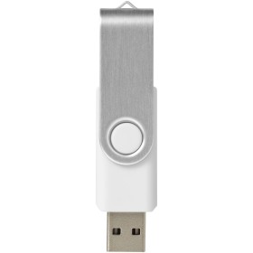 Clé USB 2 Go Rotate-basicCouleur:Blanc / Argent