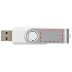 Clé USB 2 Go Rotate-basicCouleur:Blanc / Argent