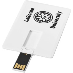 Clé USB en carte 4 Go SlimCouleur:Blanc