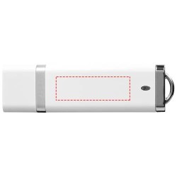 Clé USB 4 Go FlatCouleur:Blanc