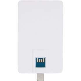 Clé USB Duo Slim de 32 Go avec ports Type-C et USB-A 3.0Couleur:Blanc