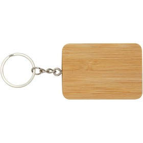 Câble de chargement Reel porte-clés en bambou rétractable 6-en-1Couleur:Naturel