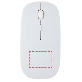 Souris sans fil Menlo en plastique recyclé certifié RCSCouleur:Blanc