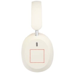 Casque supra-auriculaire Hoggar pliable ANC et ENC en plastique recycléCouleur:Blanc