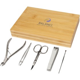 Ensemble manucure 5 pièces Ladia en bambouCouleur:Naturel