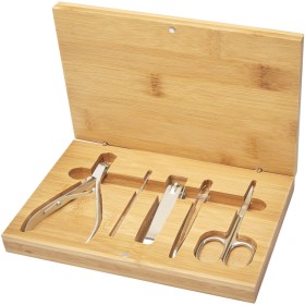 Ensemble manucure 5 pièces Ladia en bambouCouleur:Naturel