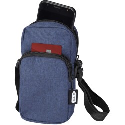 Pochette Ross recyclée GRS pour téléphone portableCouleur:Bleu cobalt