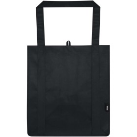 Sac shopping Liberty non tissé recyclé GRS avec fond rigide de 29LCouleur:Noir