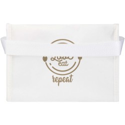 Sac isotherme Spectrum non tissé recyclé GRS de 4L pour 6 canettesCouleur:Blanc