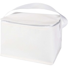 Sac isotherme Spectrum non tissé recyclé GRS de 4L pour 6 canettesCouleur:Blanc