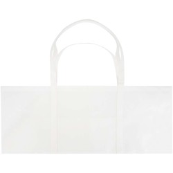 Sac shopping Jumbo extra-large non tissé recyclé GRS de 65LCouleur:Blanc