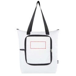 Sac isotherme pliable EcoFold de 15 L en RPETCouleur:Blanc