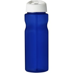 Bouteille de sport H2O Active® Eco Base 650ml couvercle bec verseurCouleur:Bleu / Blanc