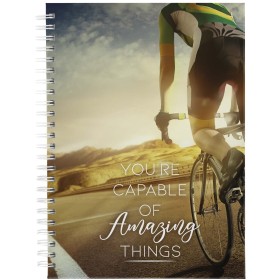 Agenda non daté Desk-Mate® à couverture rigide A5Couleur:Blanc