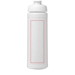 Bouteille de sport Baseline Rise de 750 ml recyclée avec couvercle rabattableCouleur:Blanc / Blanc