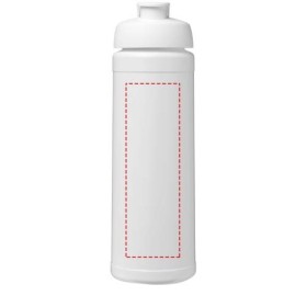 Bouteille de sport Baseline Rise de 750 ml recyclée avec couvercle rabattableCouleur:Blanc / Blanc