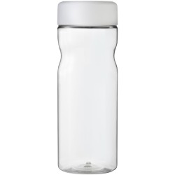 Bouteille de sport H2O Active® Base Tritan™ de 650 ml avec couvercle và visserCouleur:Translucide / Blanc