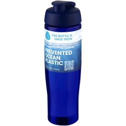 Bouteille de sport H2O Active® Eco Tempo de 700 ml avec couvercle à bec verseurCouleur:Bleu / Bleu