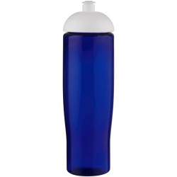 Bouteille de sport H2O Active® Eco Tempo de 700 ml avec couvercle dômeCouleur:Blanc / Bleu