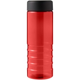 Bouteille de sport H2O Active® Eco Treble de 750 ml avec couvercle visséCouleur:Rouge / Noir